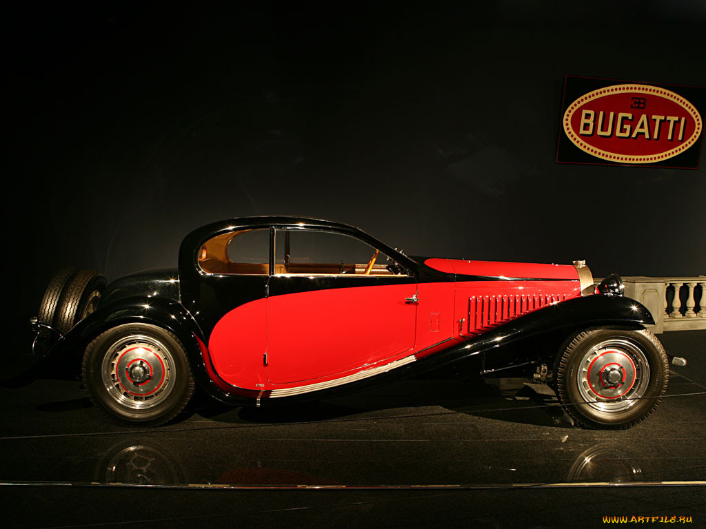 bugatti, type, 50t, coupe, profilee, 